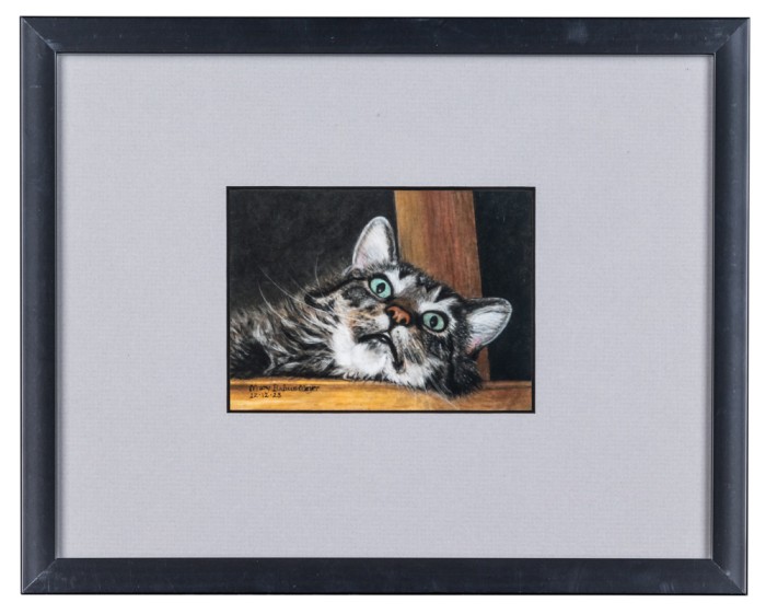 Clarence, crazy-eyed cat